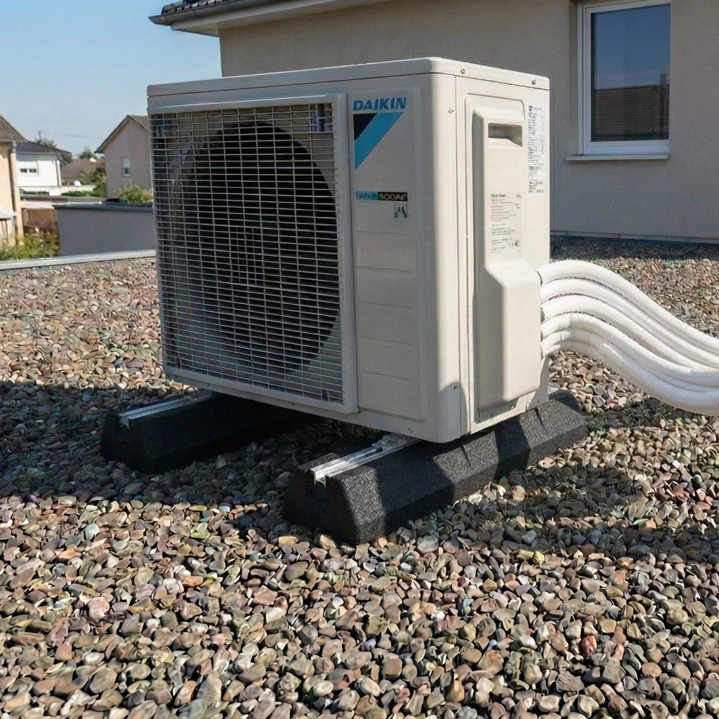 Daikin Multi-Split Außengerät auf Flachdach
